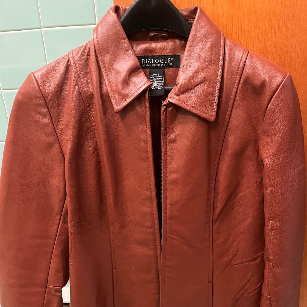 NWOT - Dialogue Women’s Leather Jacket